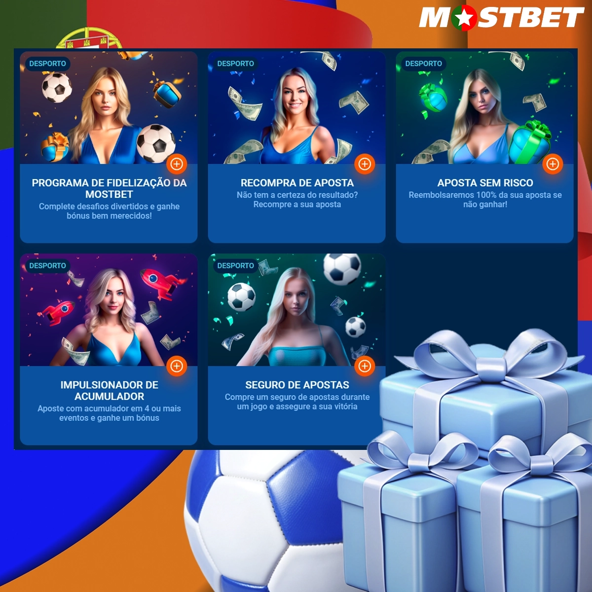 Revisão dos bónus desportivos Mostbet