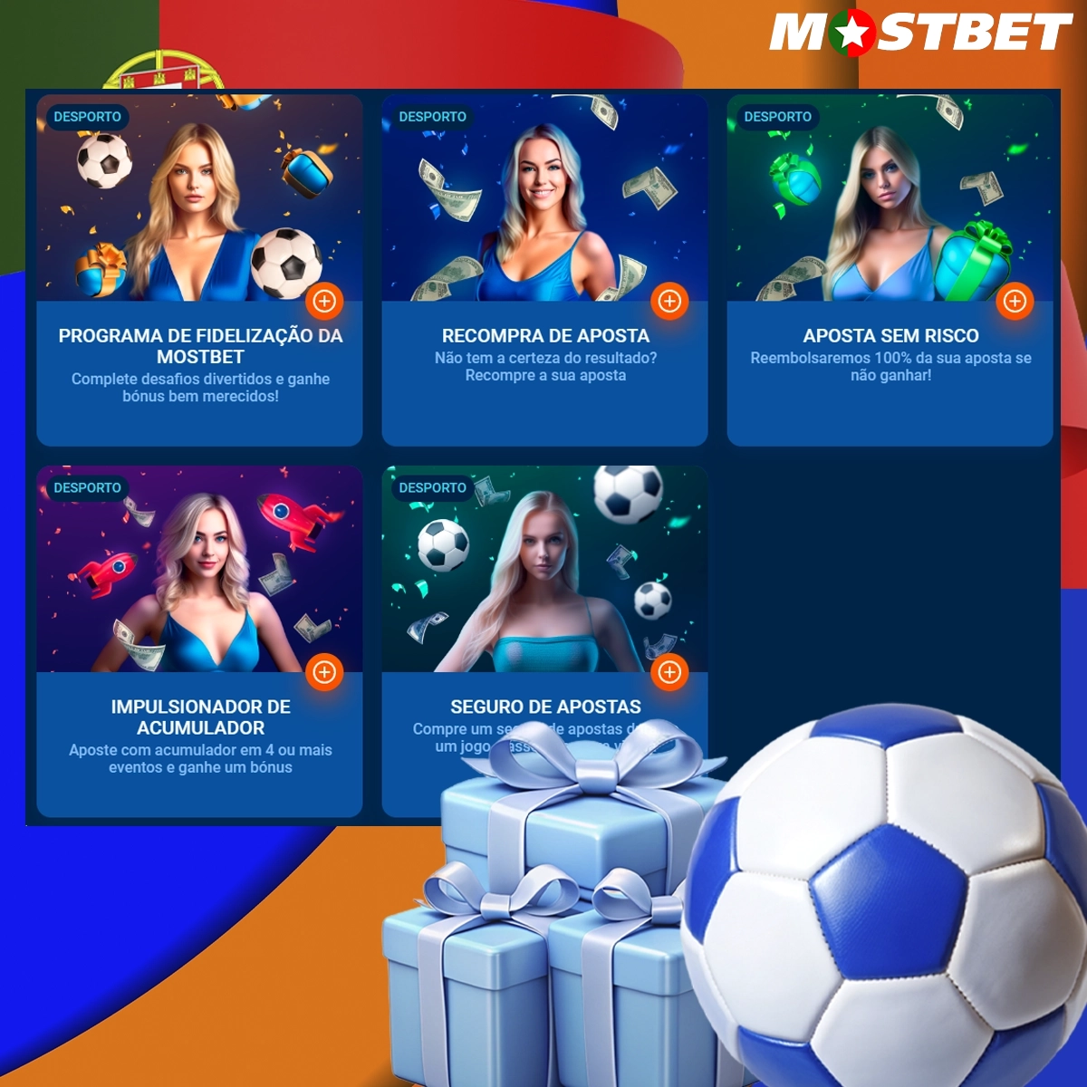 Que bónus de desporto oferece a Mostbet?