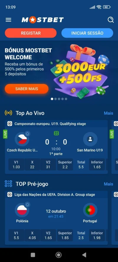 Vá para o site oficial da Mostbet usando o seu navegador, passo 2