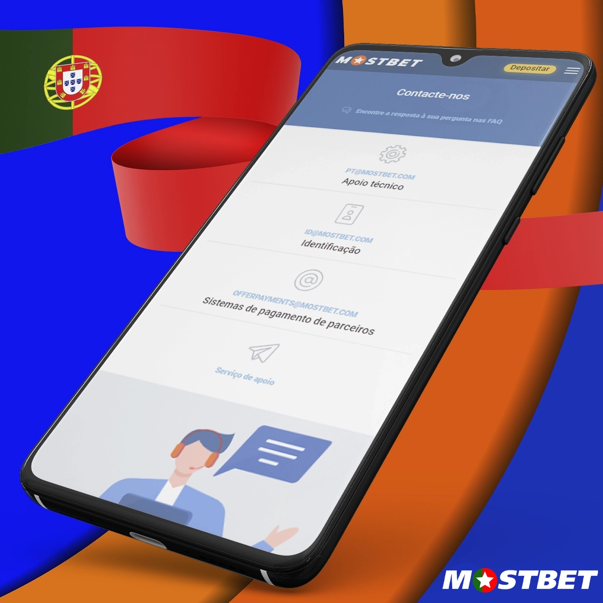 Opinião sobre a equipa de apoio da Mostbet em Portugal