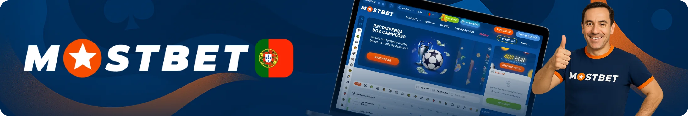 Mostbet Portugal bónus e apostas online